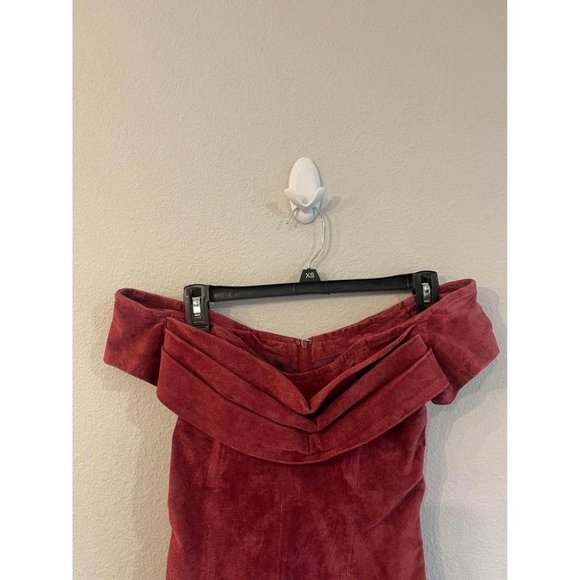 Free people Maria leather dress size 0 - Picture 3 of 4